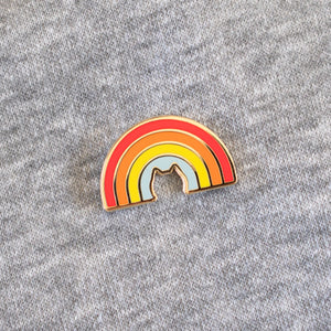 Cat Rainbow Pin