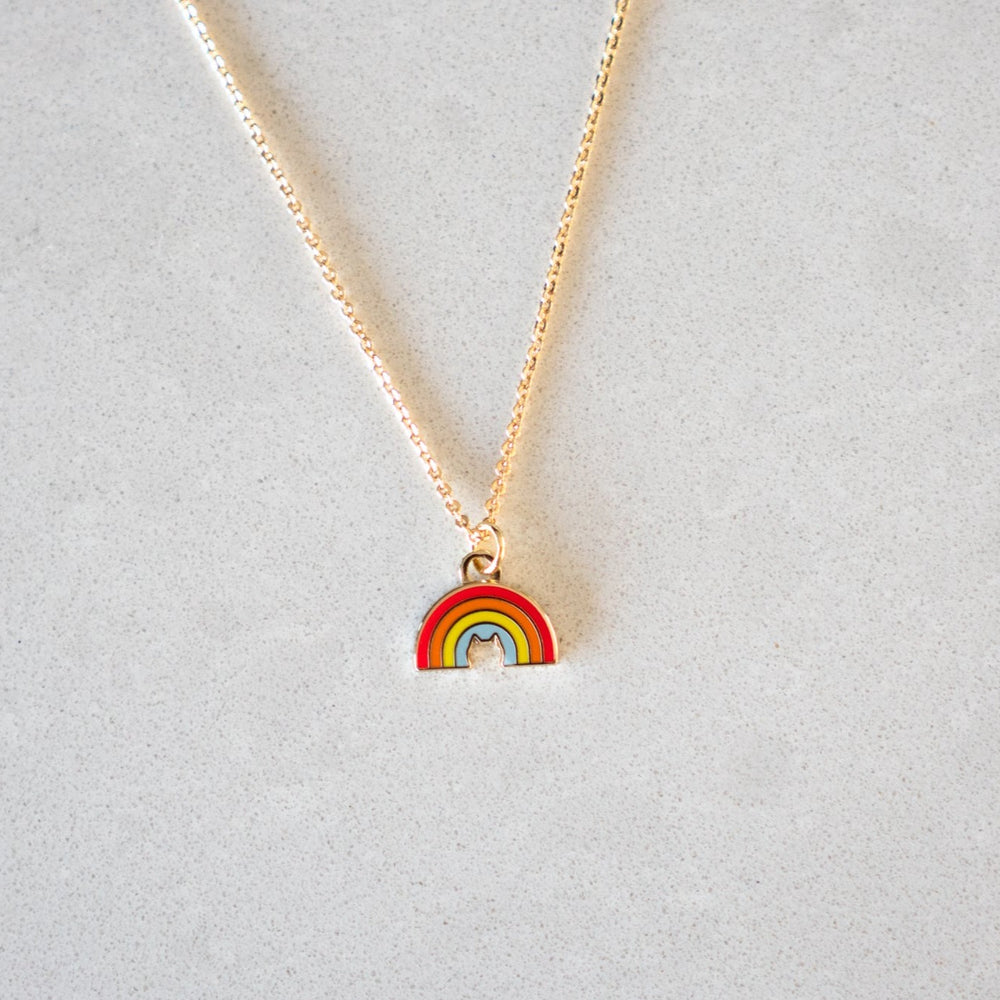 Cat Rainbow Necklace