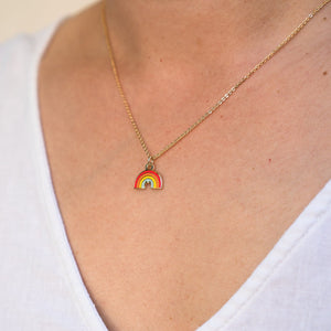Cat Rainbow Necklace