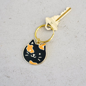 Tortie Keychain