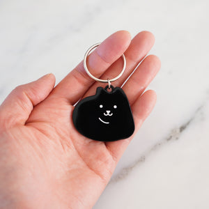 Blob Cat Keychain