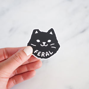 Feral Sticker