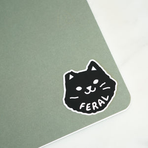 Feral Sticker