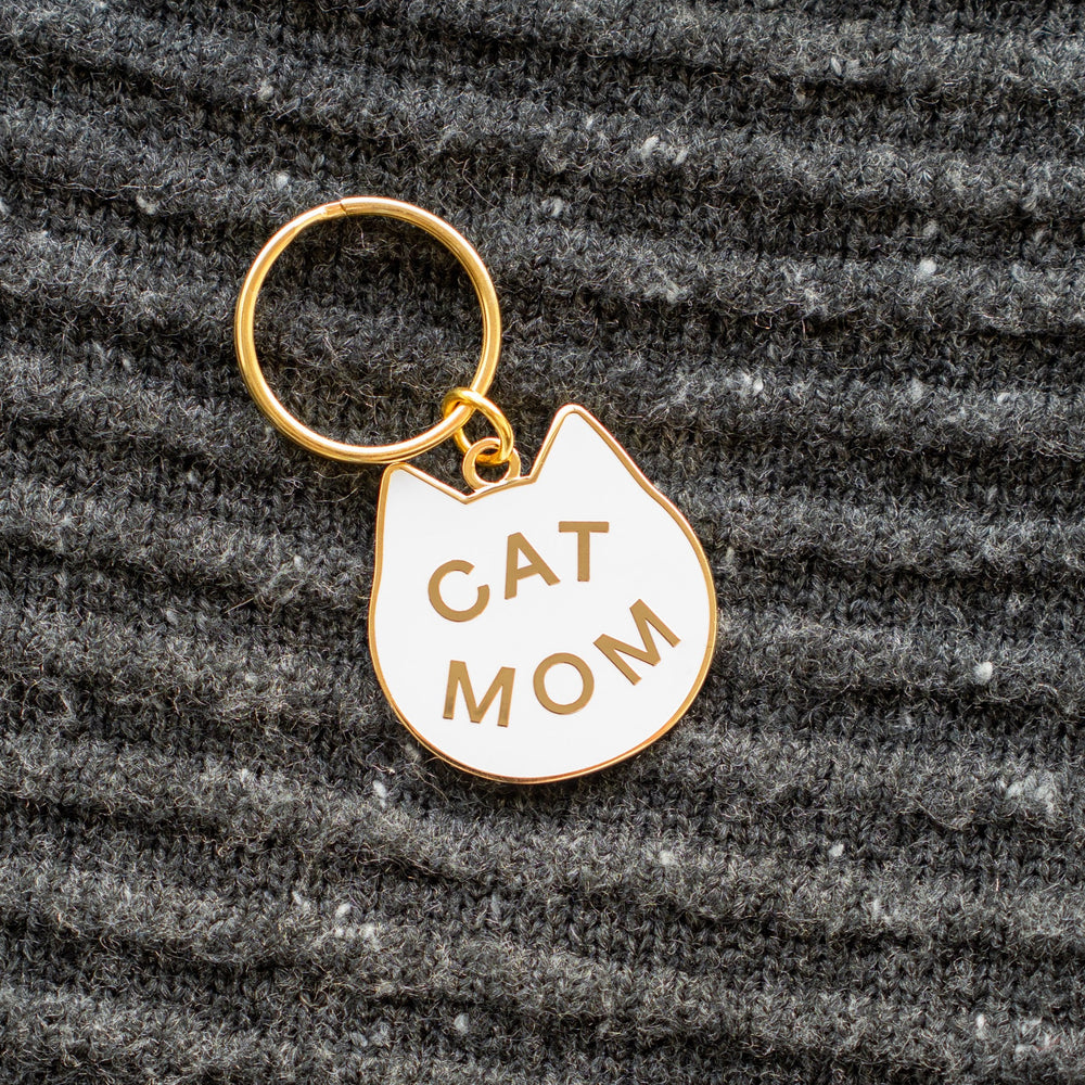Cat Mom Keychain