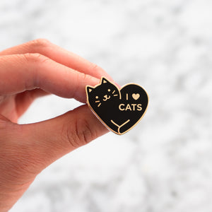 
            
                Load image into Gallery viewer, I Love Cats Pin
            
        
