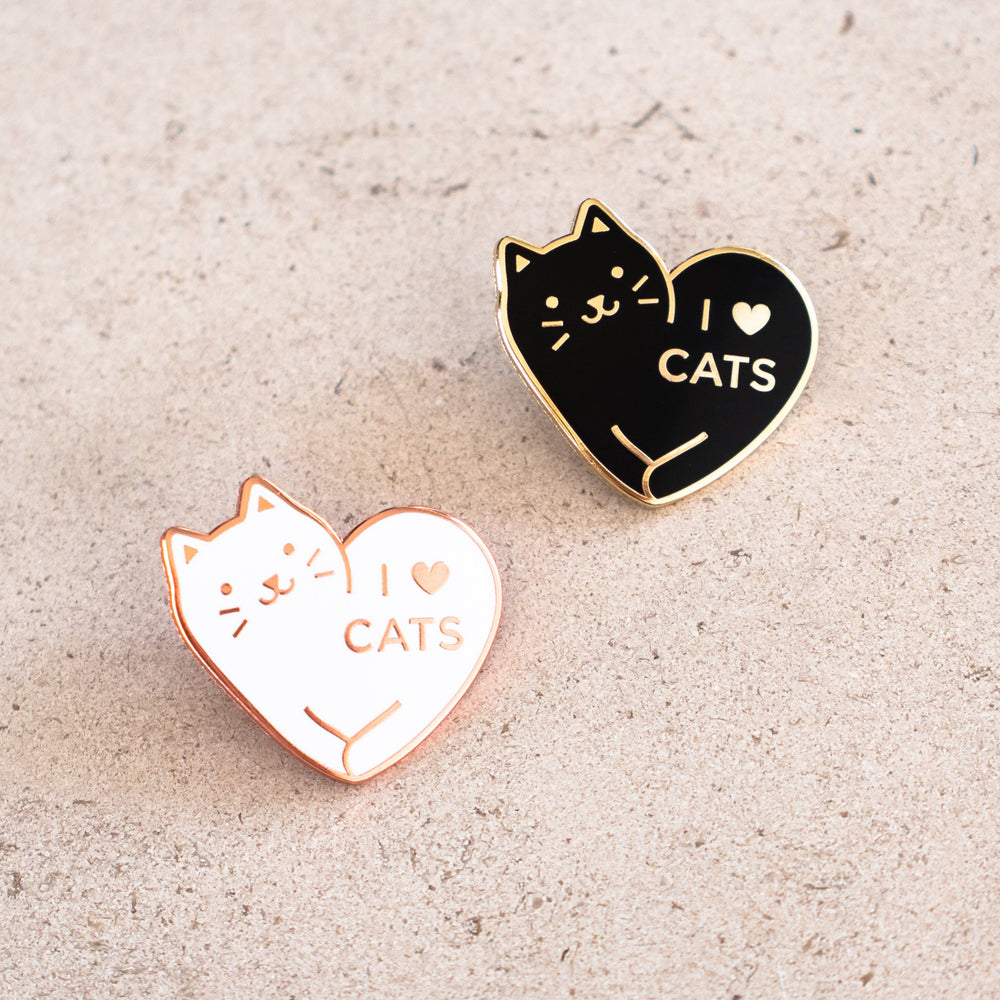 I Love Cats Pins