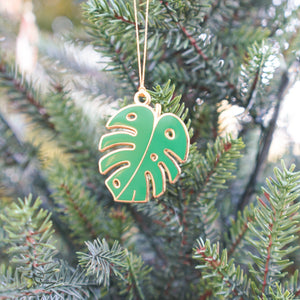 Monstera Leaf Ornament