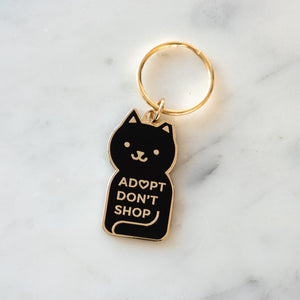 Adopt Don't Shop Keychain