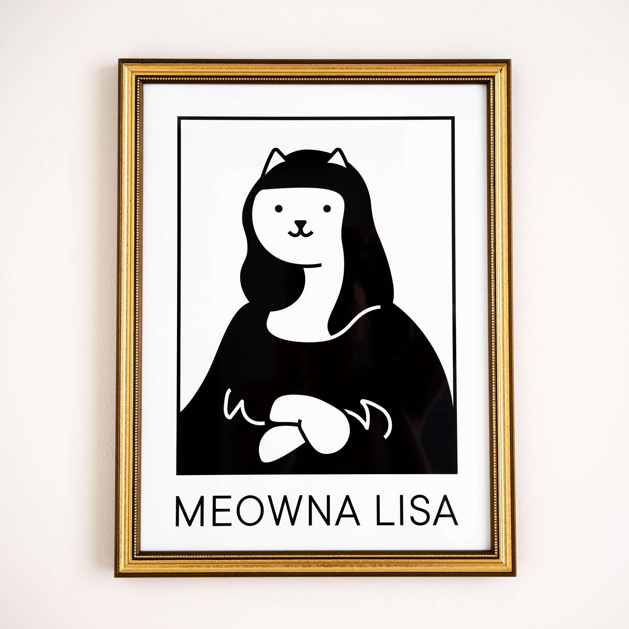 Meowna Lisa Art Print – Everyday Olive