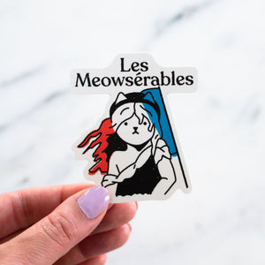 Les Meowserables Sticker