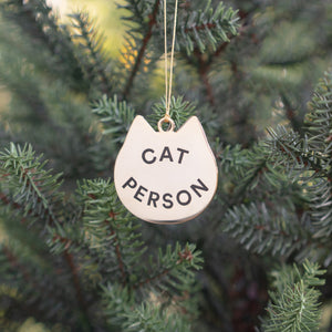 Cat Person Ornament