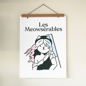 Les Meowserables Art Print (Pastel)