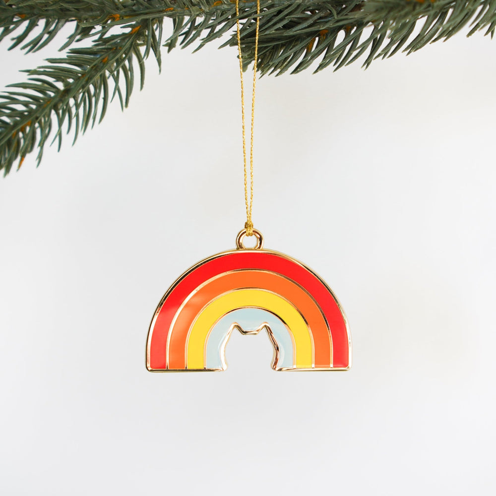 Cat Rainbow Ornament