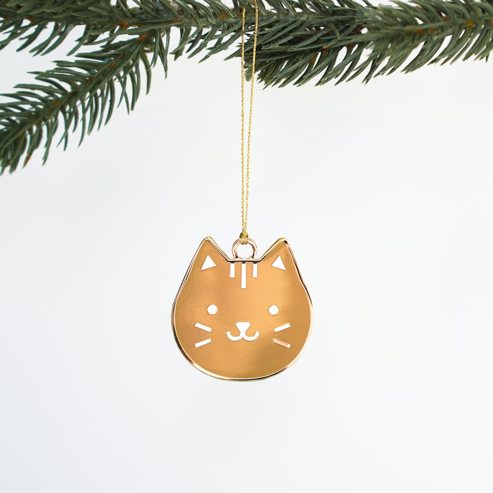 Brown Kitty Ornament