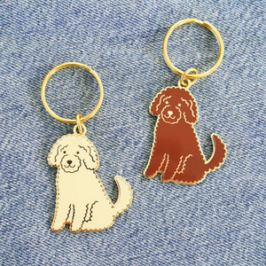 
            
                Load image into Gallery viewer, Golden Doodle Keychain
            
        