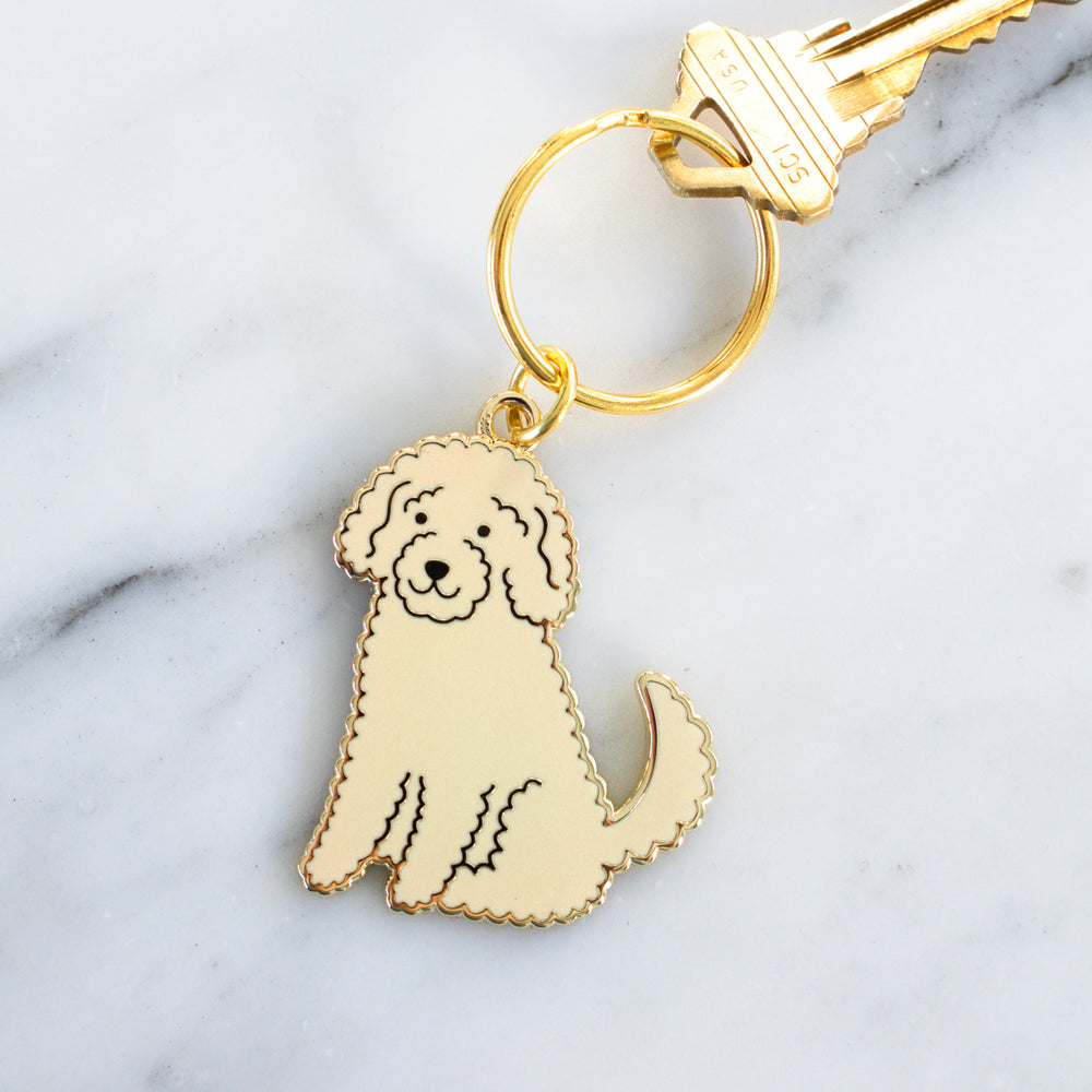 
            
                Load image into Gallery viewer, Golden Doodle Keychain
            
        