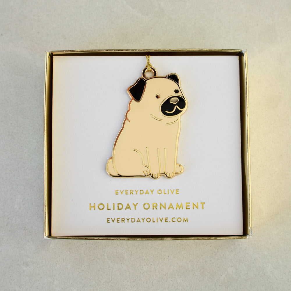 
            
                Load image into Gallery viewer, Pug Ornament
            
        