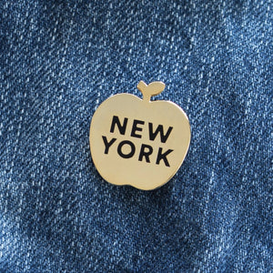 New York Apple Pin