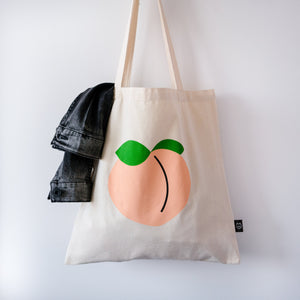 Peach Tote Bag